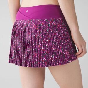 LULULEMON | Time To Shine Skort Skirt Paradise Camo Multi Print Women’s Size 4